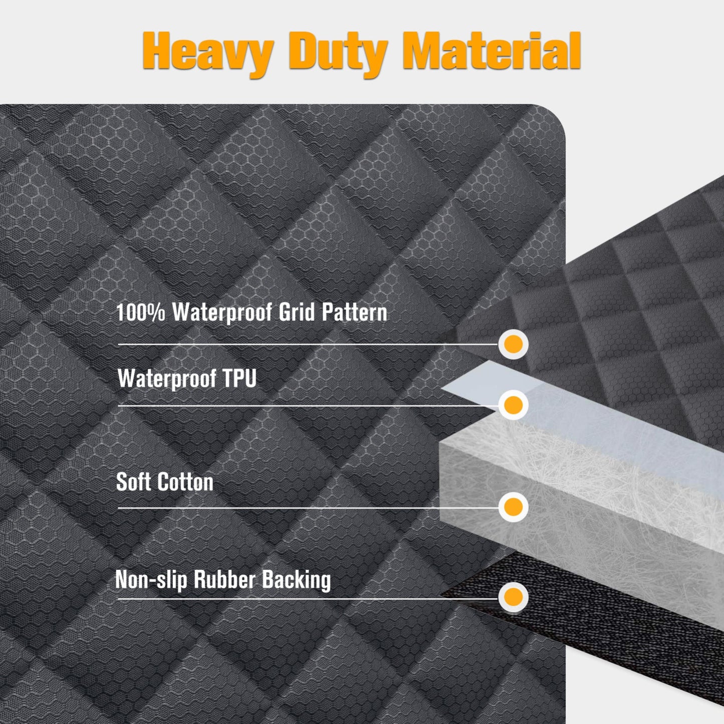 Crew Cab Fortress™ - Full Coverage Truck Seat Cover with Door Protection