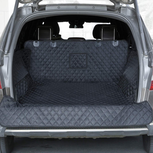 Cargo Liner Standard™ - Waterproof Pet Trunk Mat with 1 Storage Pocket, Black/Brown/Gray