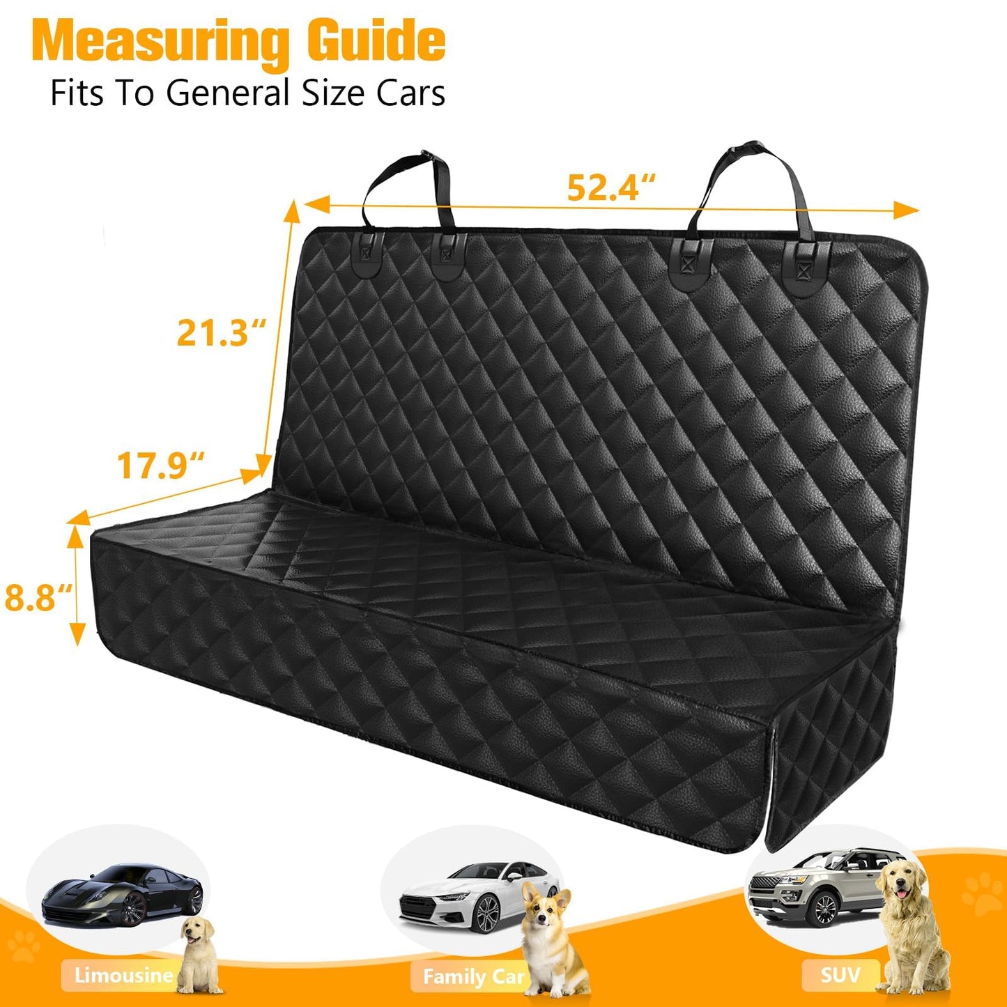 LuxeBench™ - PU Leather Waterproof Bench Seat Cover