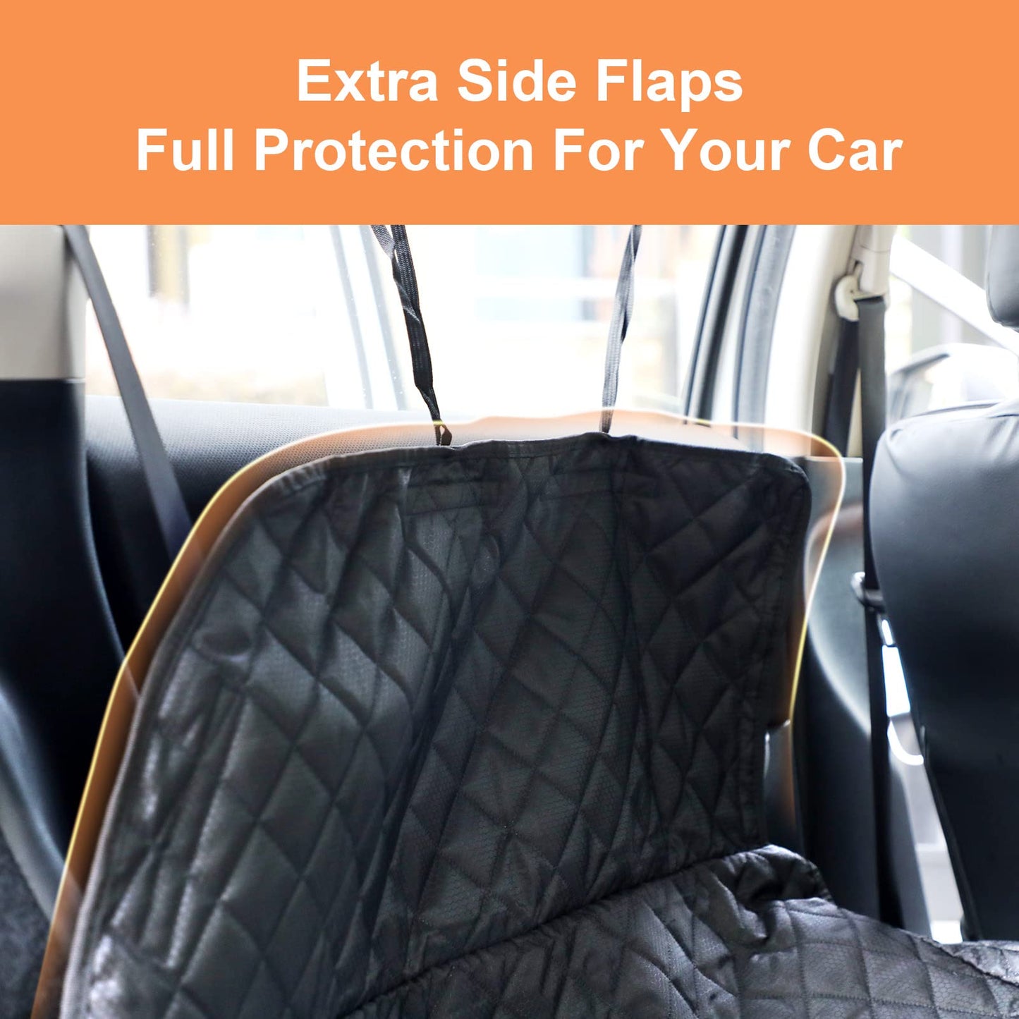 Cargo Liner Standard™ - Waterproof Pet Trunk Mat with 1 Storage Pocket, Black/Brown/Gray
