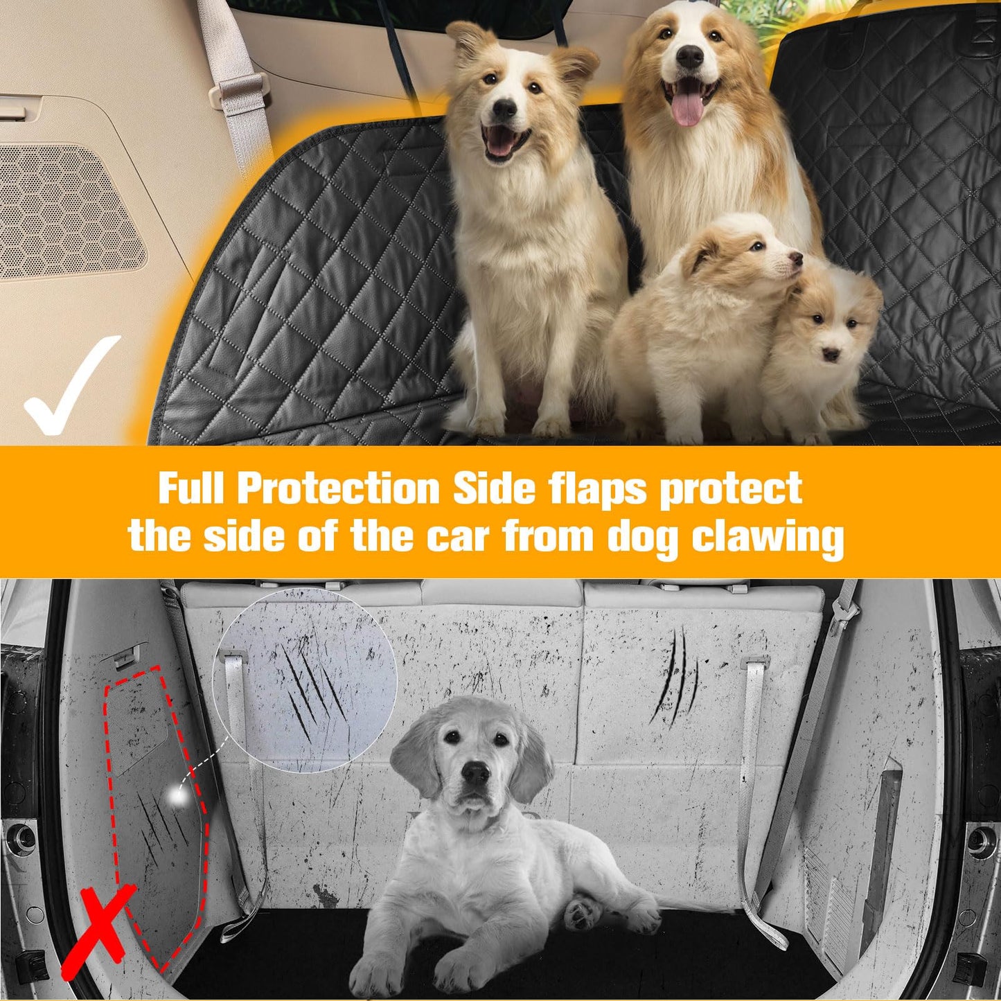 LuxeCargo™ - PU Leather Waterproof SUV Cargo Liner