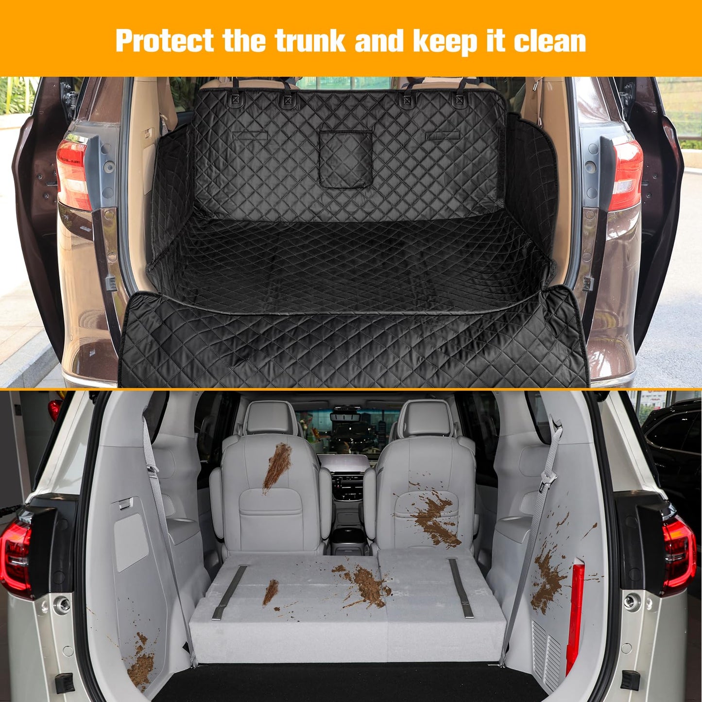 LuxeCargo™ - PU Leather Waterproof SUV Cargo Liner