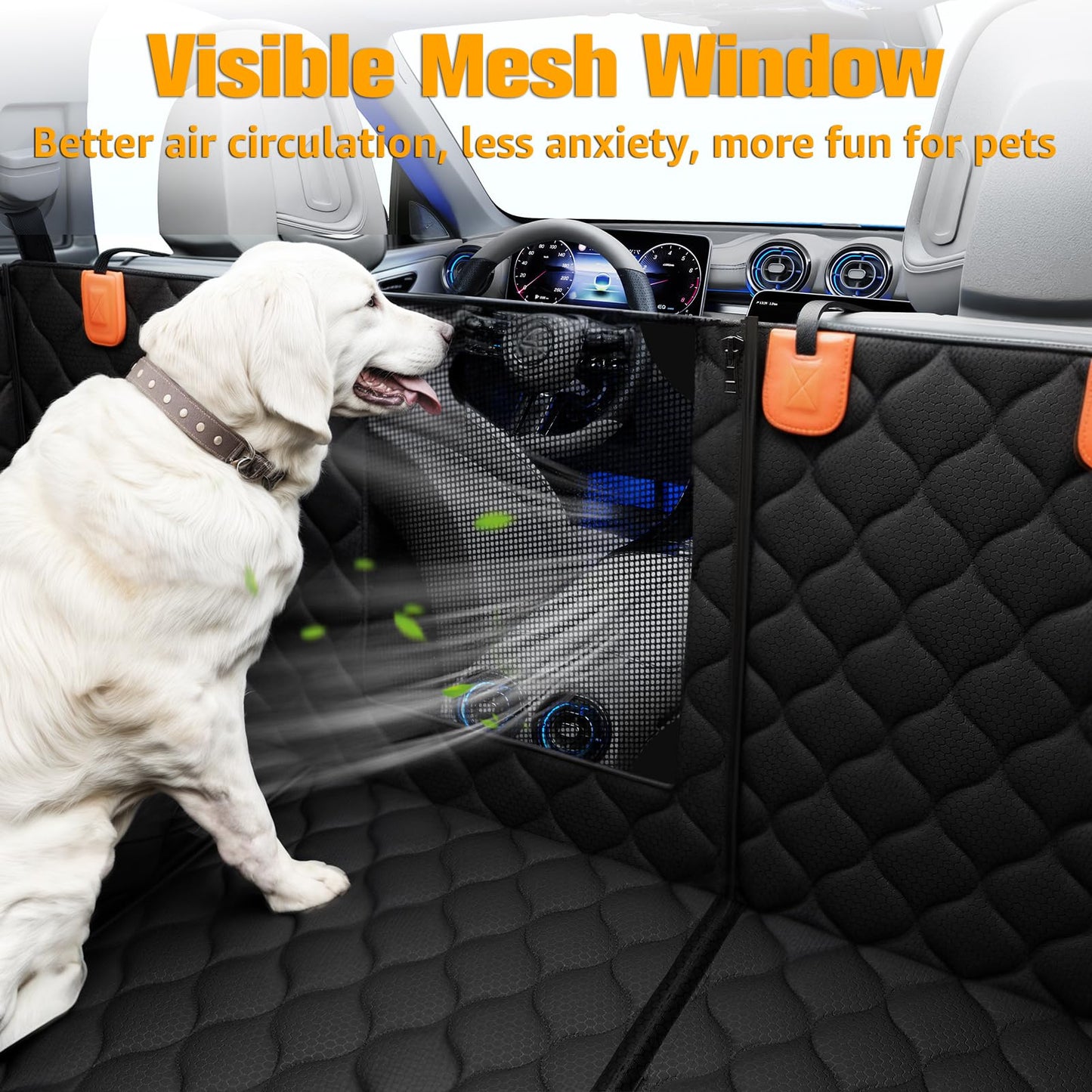 The ExtenderBed Plus™ - Convertible 400 lbs Capacity Dog Car Bed