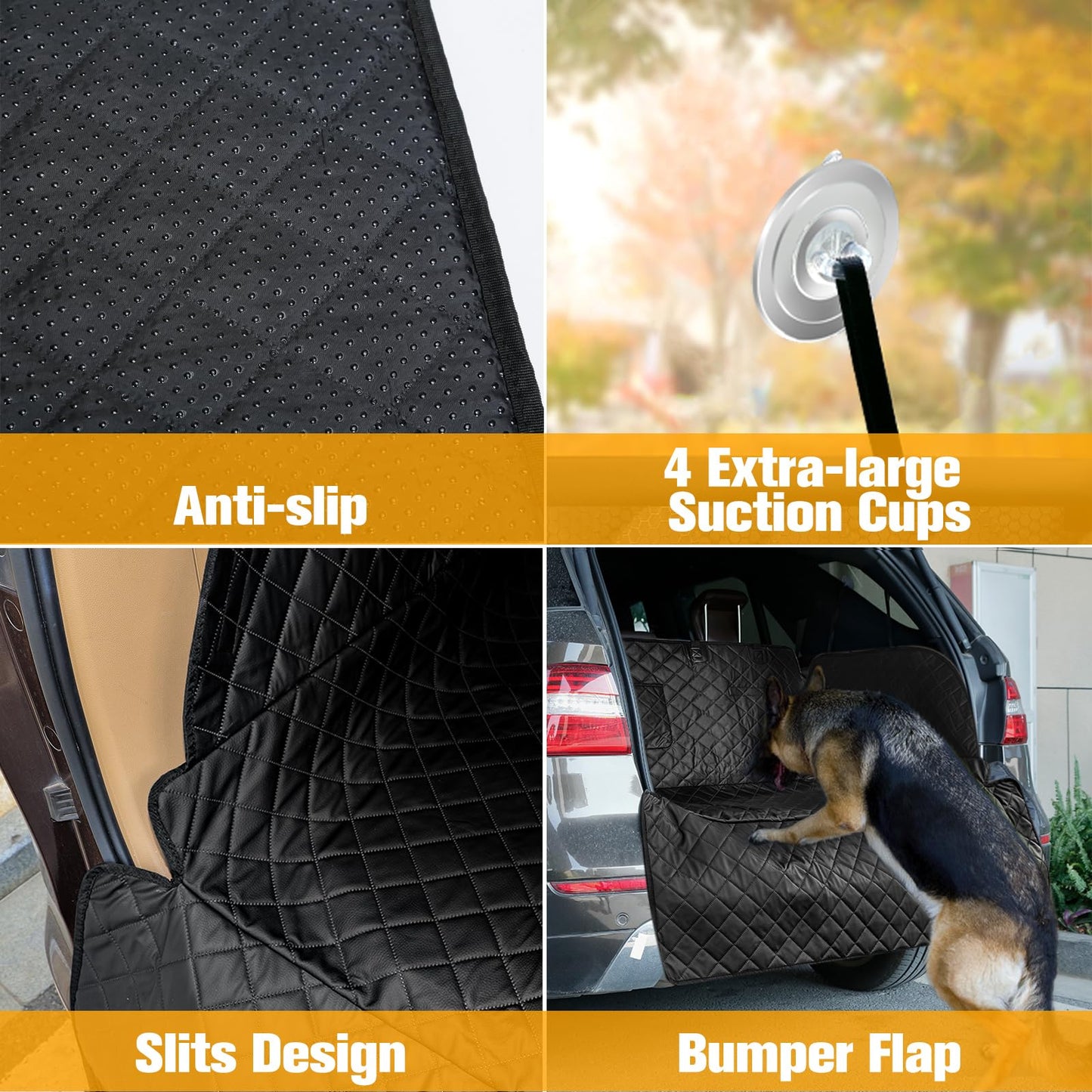 LuxeCargo™ - PU Leather Waterproof SUV Cargo Liner