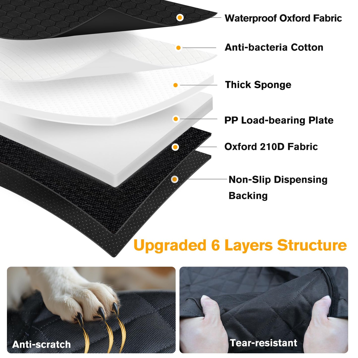 The ExtenderBed™ - 400 lbs Capacity Dog Car Bed