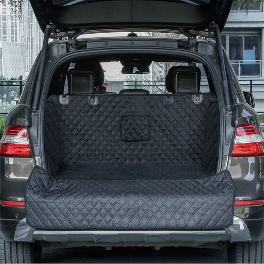 Cargo Liner Standard™ - Waterproof Pet Trunk Mat with 1 Storage Pocket, Black/Brown/Gray PT4007