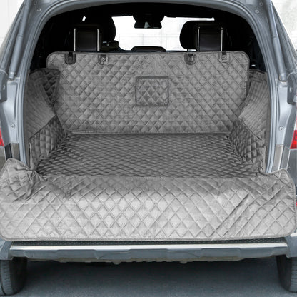 Cargo Liner Standard™ - Waterproof Pet Trunk Mat with 1 Storage Pocket, Black/Brown/Gray PT4007