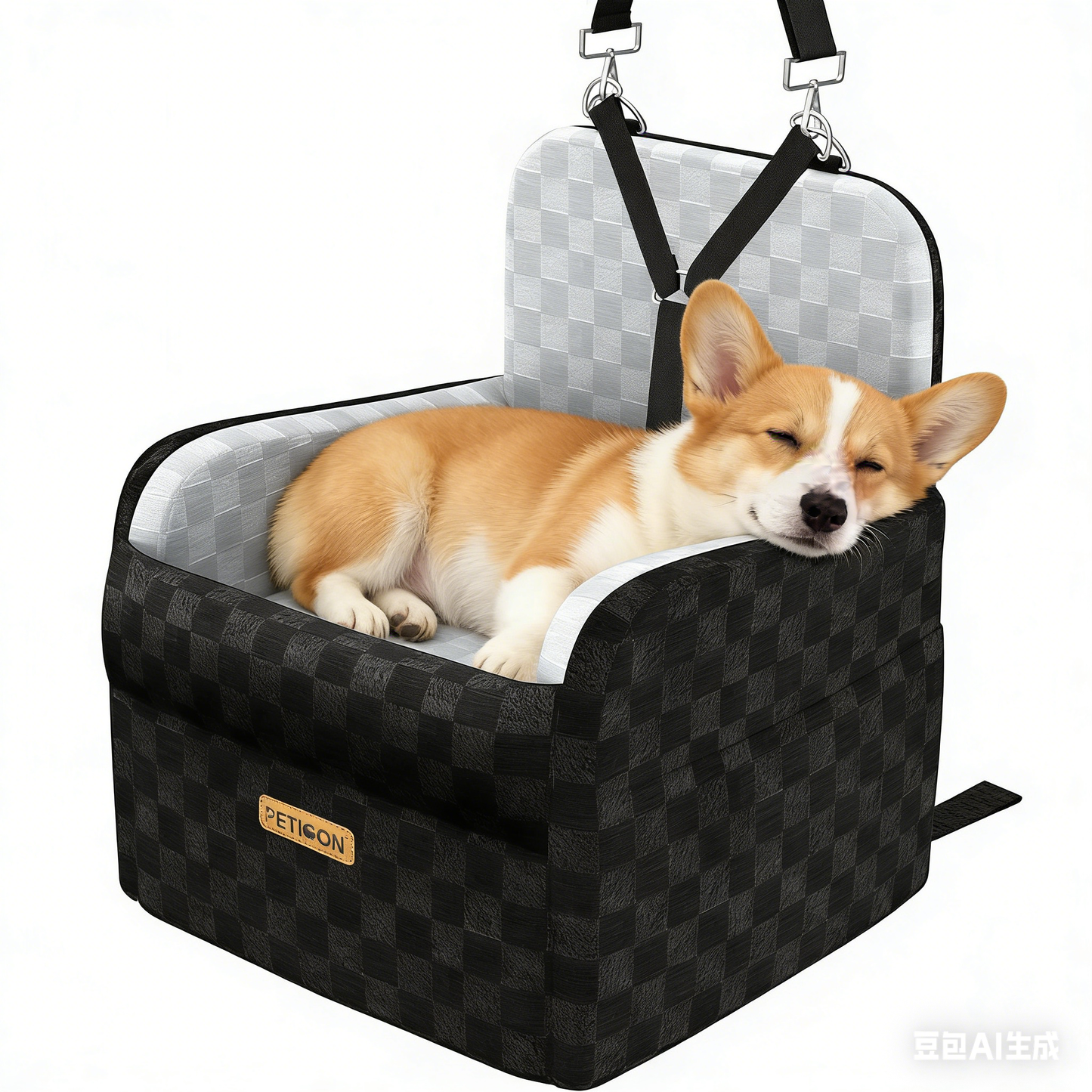 The Cloud Rider™ - 6" Memory Foam Booster Seat for Small-Medium Dogs PT6001