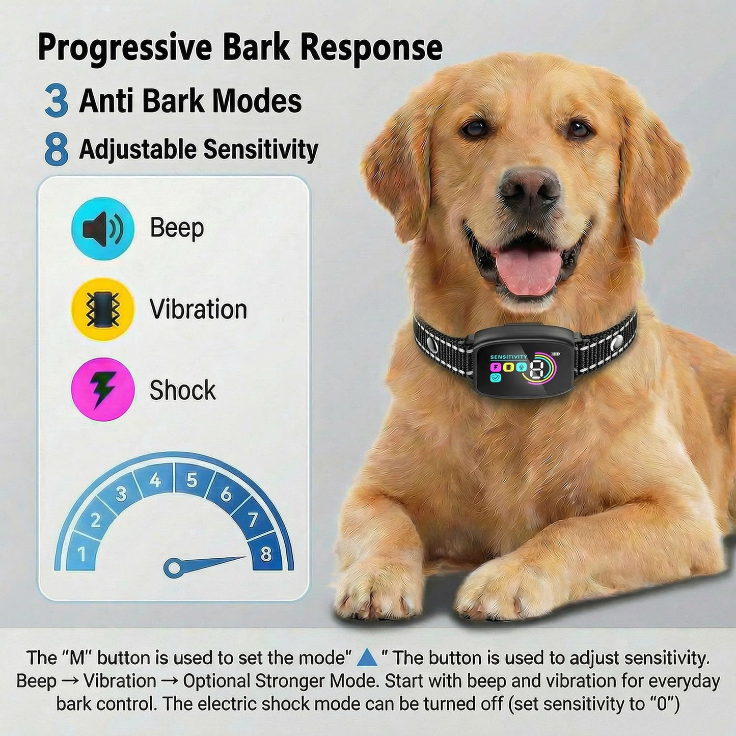 PETICON Automatic Bark Collar