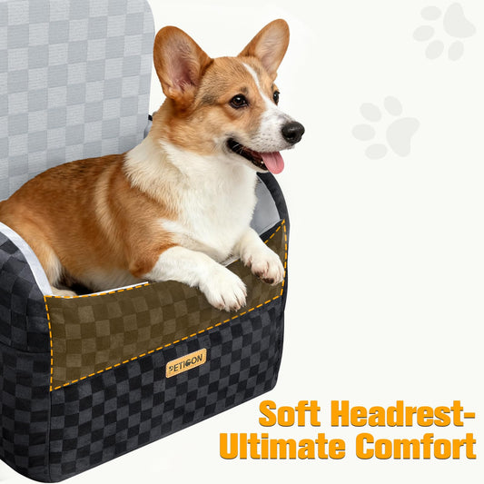 The Cloud Rider™ - 6" Memory Foam Booster Seat for Small-Medium Dogs PT6001
