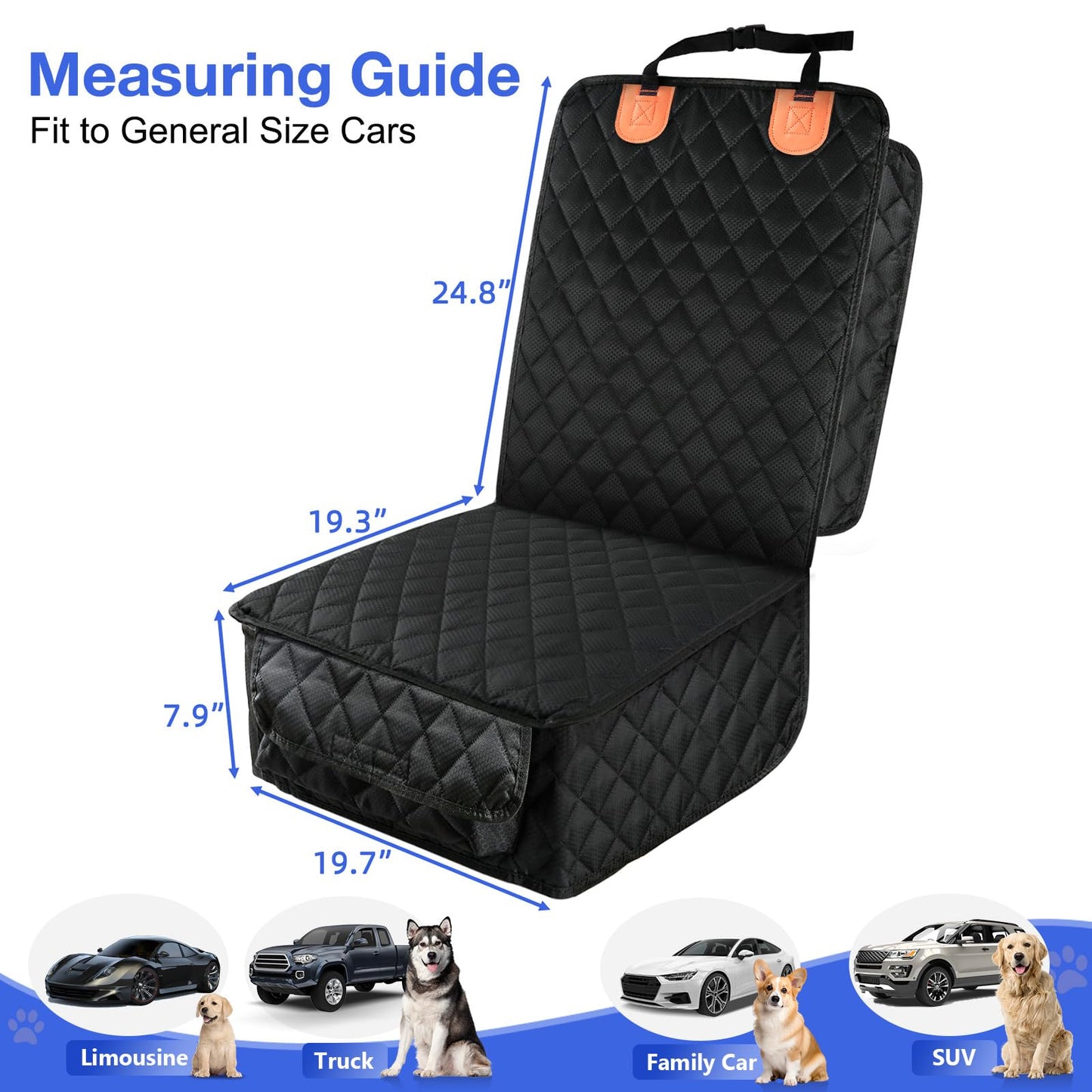 Front Seat Defender Duo™ - 2-Pack Captain Chair Covers, Orange PT4008