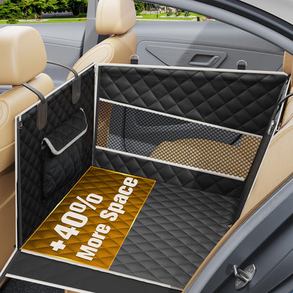 The UniComfort™ - Dog Car Seat with Seamless Base & 2 Mesh Windows
