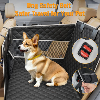 The UniComfort™ - Dog Car Seat with Seamless Base & 2 Mesh Windows