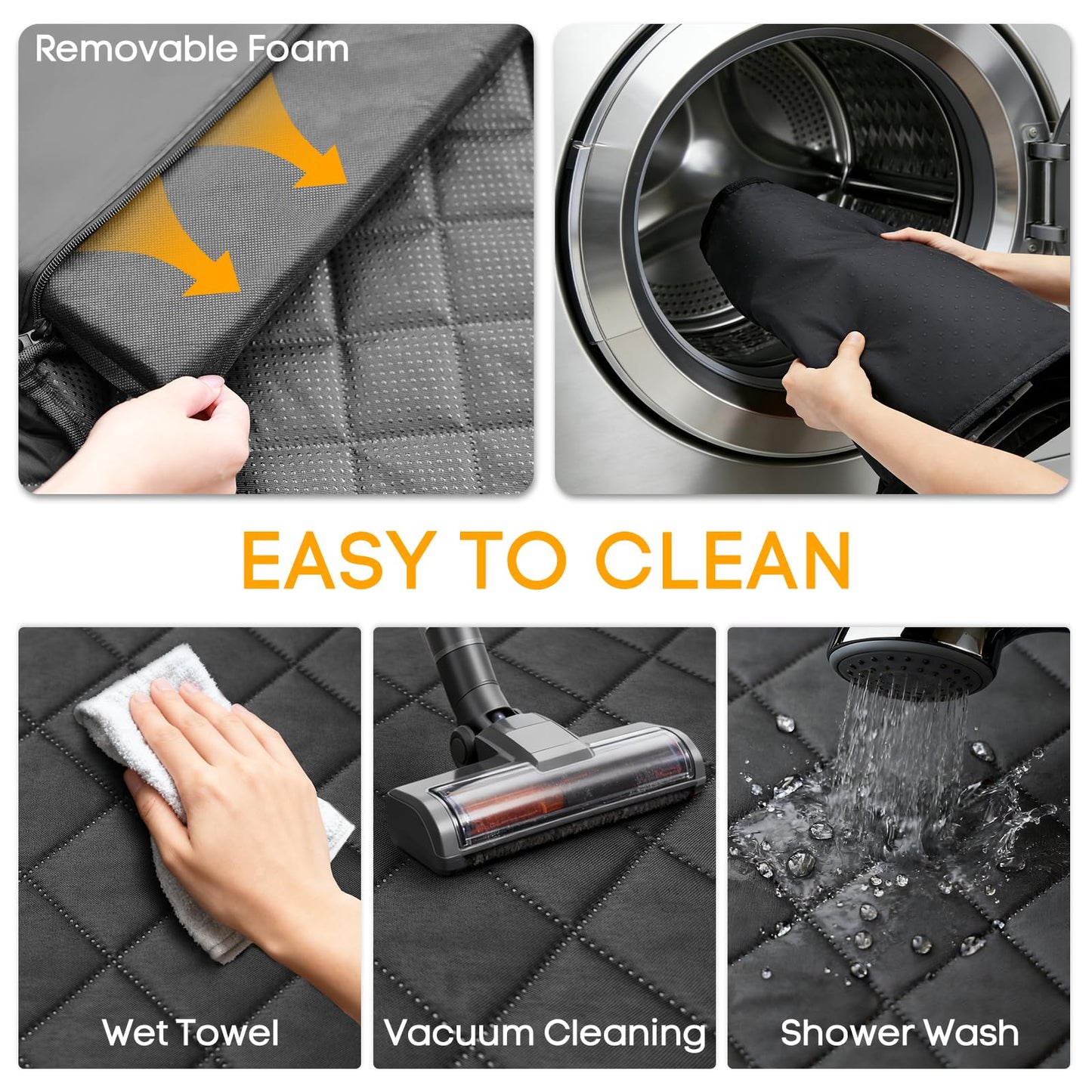 CargoGuardian™  - Full-Coverage, Non-Slip Cargo Mat with Side Cushions & Bumper Guard