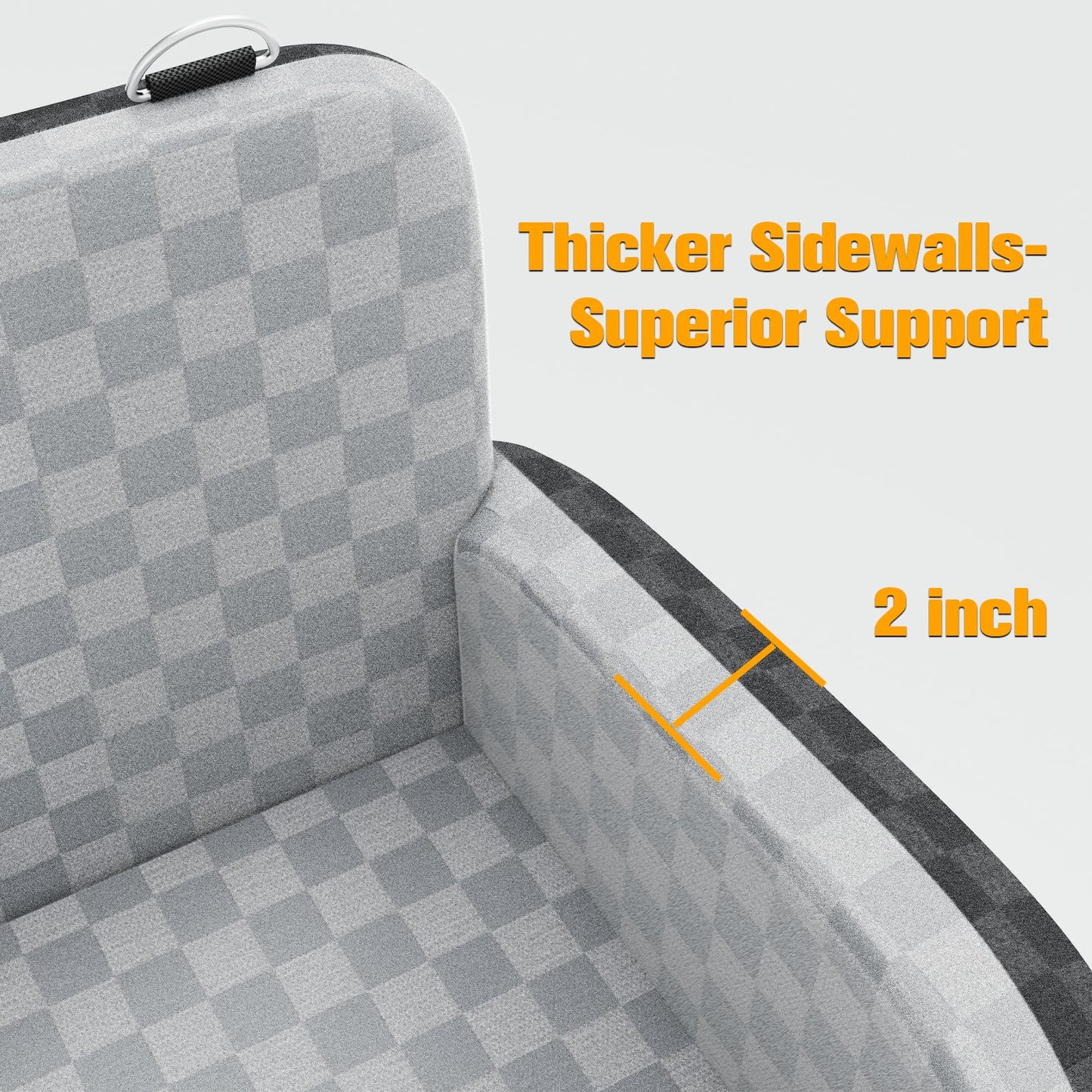 The Cloud Rider™ - 6" Memory Foam Booster Seat for Small-Medium Dogs