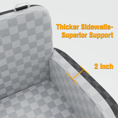 The Cloud Rider™ - 6" Memory Foam Booster Seat for Small-Medium Dogs